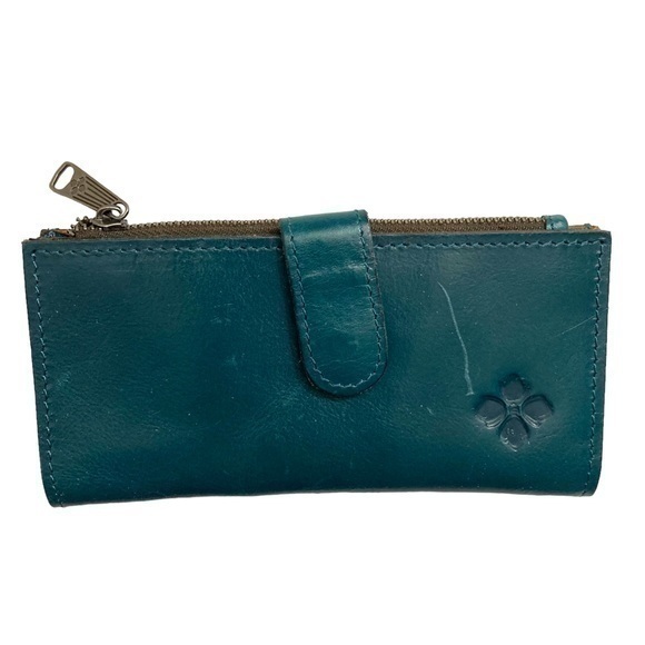 Patricia nash blue leather wallet - Picture 1 of 7
